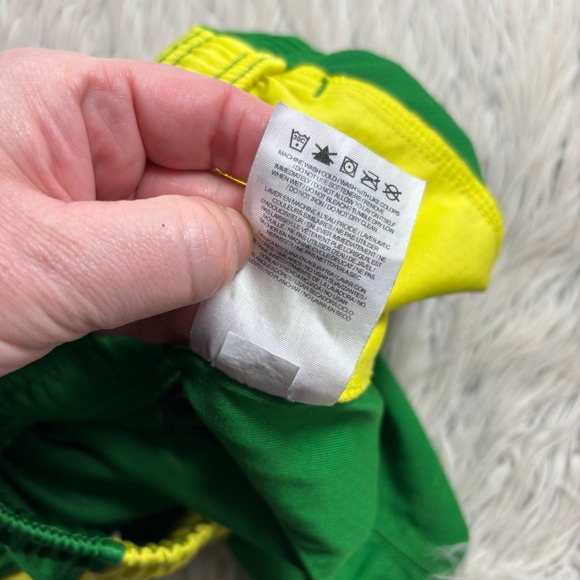 Nike Men's S Green Yellow Oregon Ducks Athletic Shorts Gym Lounge Pockets - Picture 8 of 9